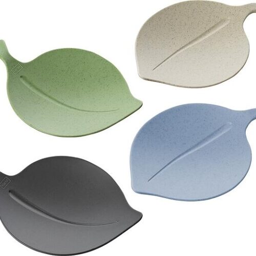 Koziol Leaf-On Schale 4er Set, sand/grau/grün/blau