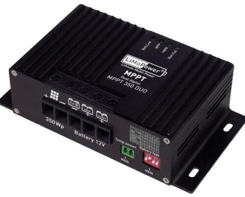 Solara LiMoPower MPPT 350 Duo Solarladeregler, 12V, 350W, schwarz