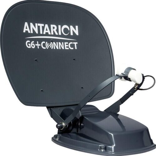 Antarion G6+ Connect automatische Satanlage, 60cm, Single, Parabolantenne, grau