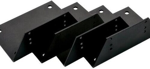 Solara HSP 400 Haltwinkel-Set, schwarz, 6er Set