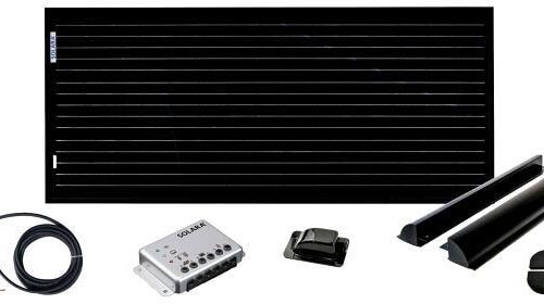Solara PP01 Solar-Komplettanlage, 120Wp, 29,9 V, schwarz