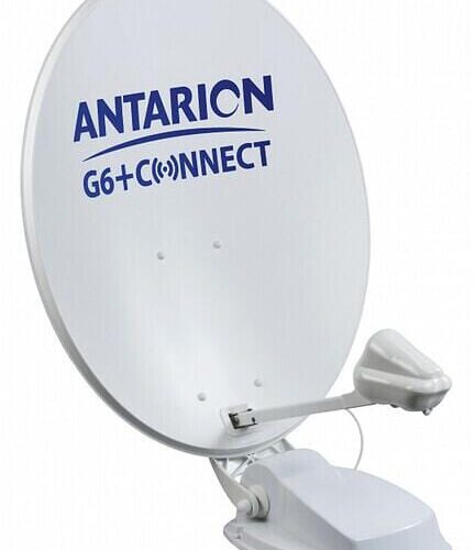 Antarion G6+ Connect automatische Satanlage, 85cm, Single, Parabolantenne, weiß
