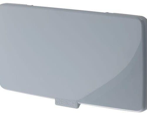 Reich Deckel, Smart Supply, 2-fach, grau glänzend