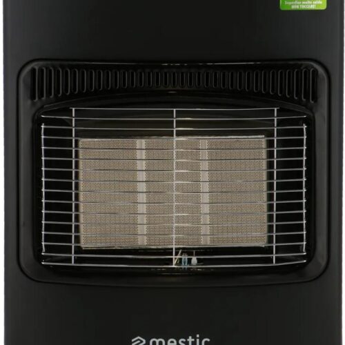 Mestic MRK-100T Gasheizung und Elektroheizung, 30 mbar, schwarz