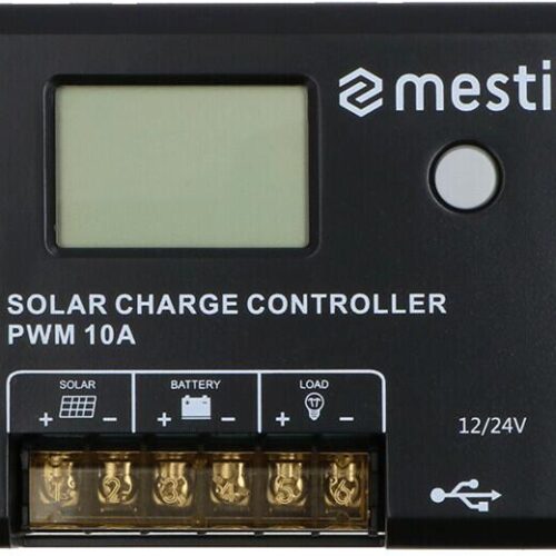Mestic MSC-2010 PWM Solar-Laderegler, schwarz