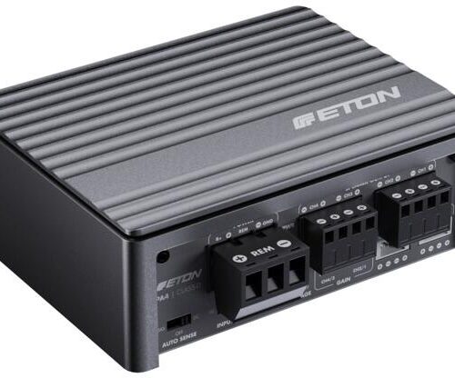 ETON 4-Kanal Verstärker, PA 4, 2x45W / 2x80W, grau matt