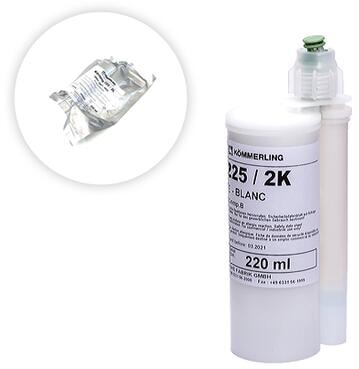 Kömmerling Körapop 225 2K Kartusche Hybridabdichtung, Inhalt 220 ml, weiß