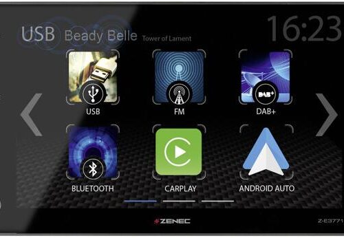 Zenec Z-E3771 Infotainer, 9 Display, für Fiat Ducato III, Citröen Jumpber II, Peugeot Boxer II, schwarz