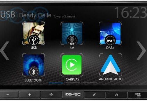XZENT Z-N538 Infotainer, 2DIN, 6,75 (17,1cm) Touchscreen, schwarz