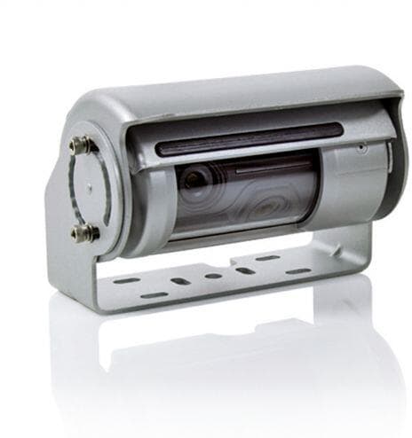 Caratec Safety CS100TSLA Twin-Shutter-Kamera, mit Cinch-Adaptern, 20m Anschlussleitung, silber