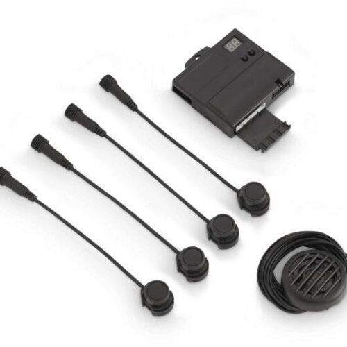 Dometic MWE 9104F Front-Einparkhilfe für Pkw und Transporter, mit 4 Sensoren, 12/24V, schwarz