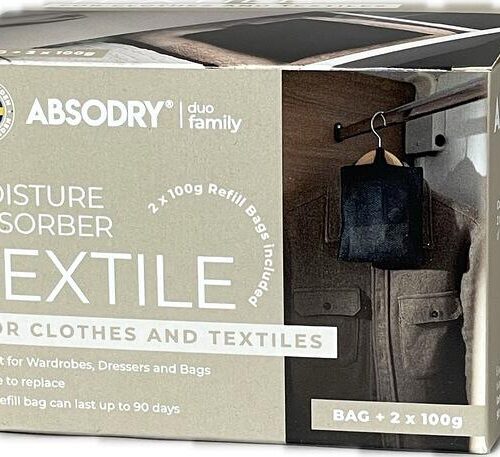 Absodry Entfeuchter Duo Family für Kleidung und Textilien