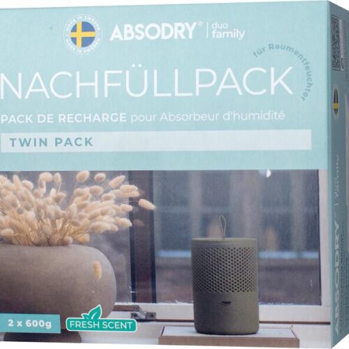 Absodry Nachfüllpackung Duo Family mit Frischeduft für Series 6 und Hanger