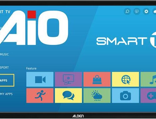 Alden A.I.O. EVO LED-Smart-TV, HD, 19 (48cm), schwarz