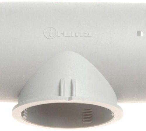 T-Stück ohne Endgitter LT65/72 - Truma Ersatzteil Nr. 40151-02 -, grau