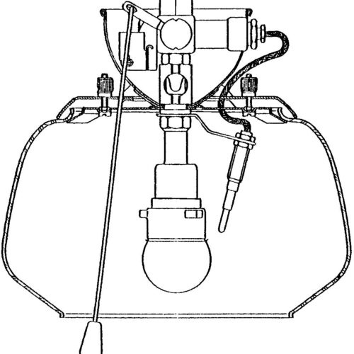 Knopf für Deckenleuchte LZS - Truma Ersatzteil Nr. 10000-00026 -