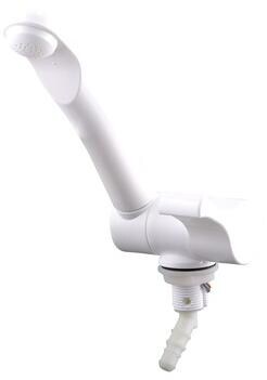 Reich Style 2005 Wasserhahn, Ø20mm, Tülle, Mikroschalter, Gewindelänge:25 mm, weiß