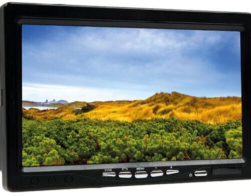 Antarion Monitor, 7 ECRANSY HD für Rückfahrkameras, schwarz