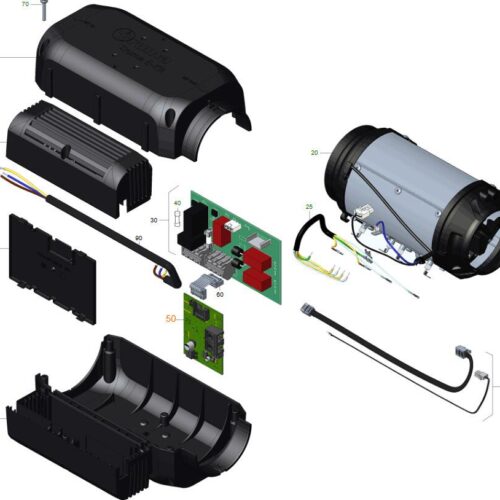 Elektrik-E-Kit - Truma Ersatzteil Nr. 39050-00324 - passend für Vario Heat eco