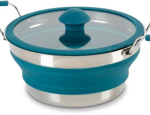 Camp4 Kochtopf, faltbar, Silikon, 20x10cm, Petrol