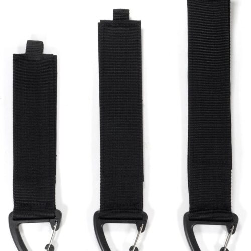 Origin Outdoors Universalschlaufe mit Karabiner, schwarz