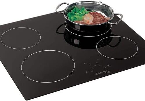 Can Cerankocher 4-flammig, 500 x 500 mm, 2 x 1200 / 1700 + 1800 W