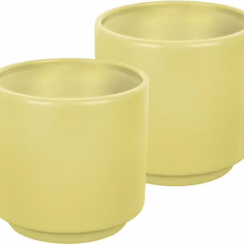 Brunner Dolomit InMano Espresso Set, 2-teilig, gelb