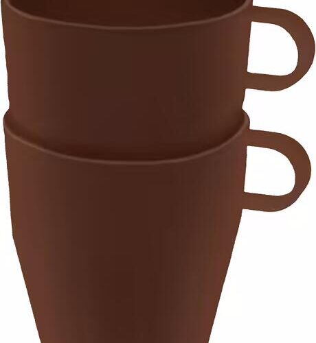 Travellife NOVA cacao Henkeltasse, 32 cl, 2er-Set, Kakao