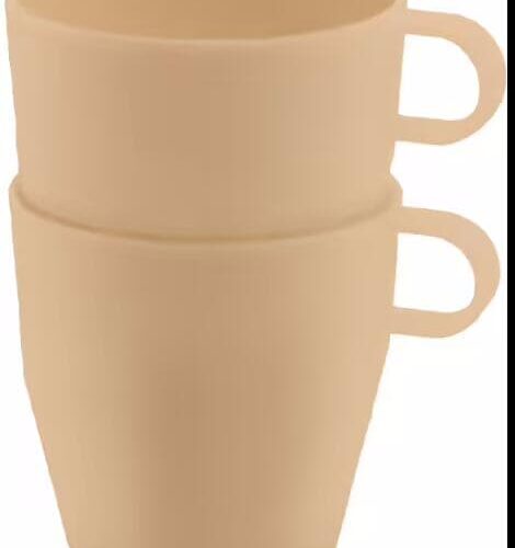 Travellife NOVA vanilla Henkeltasse, 32 cl, 2er-Set, Vanille