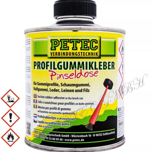 Petec Profilgummikleber, Pinseldose 350 ml