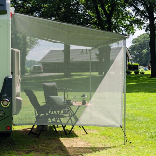 Travellife Atina Sonnenschutzwand, Seite, 215x230cm, hellgrau