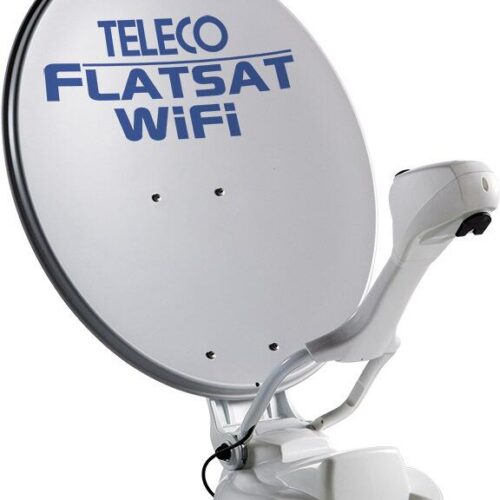 Teleco FlatSat Easy BT 70 automatische Satellitenantenne, 16 SAT, WIFI, weiß