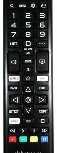 alphatronics Fernbedienung WebOS Standard, schwarz