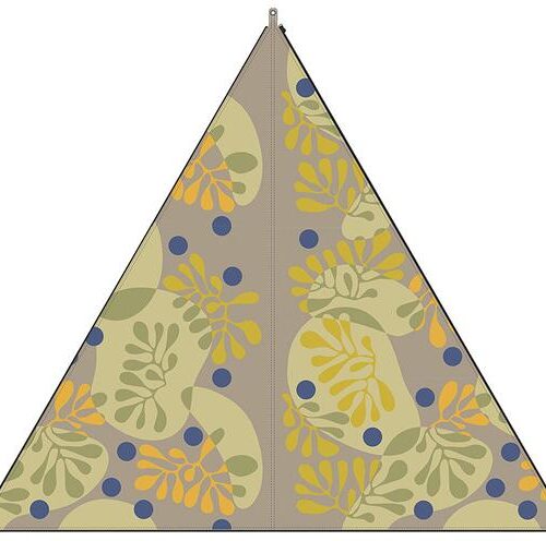 Bent TC-Zip Canvas Verbindbares Sonnensegel, Scandinavian Design, forrest blueberry