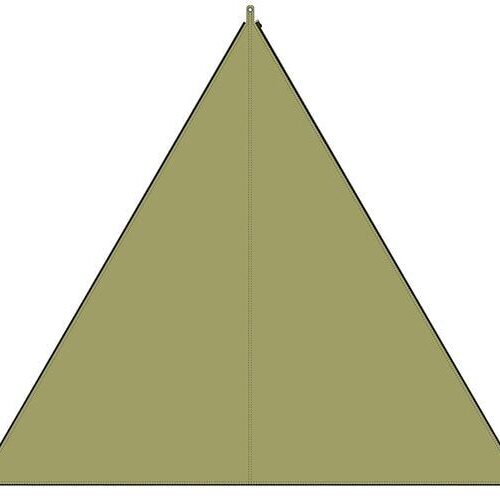 Bent TC-Zip Canvas Verbindbares Sonnensegel, Scandinavian Design, moosgrün