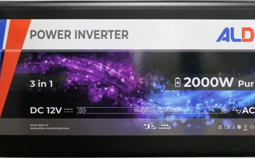 Alden 3-in-1 Sinuswechselrichter, mit Ladegerät und Netzvorrangschaltung, 2000W, schwarz