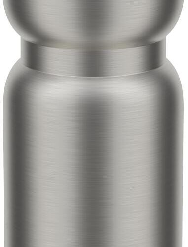 Mepal Pull Edelstahl Sport-Trinkflasche, 800ml, Graphite Black