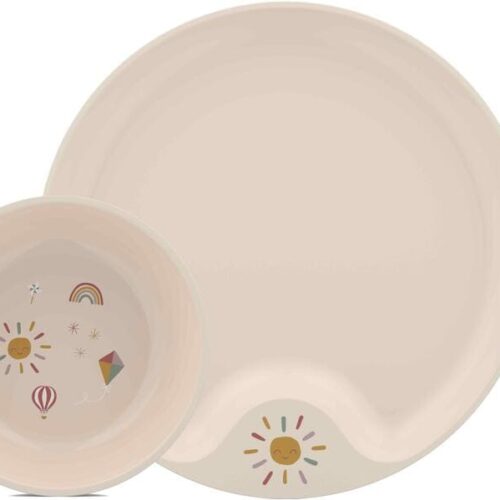 Mepal Mio Baby Geschirr-Set, 3-teilig, Little Farm