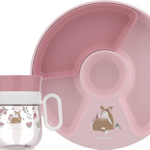 Mepal Mio Baby Geschirr-Set, 3-teilig, Fairy Garden