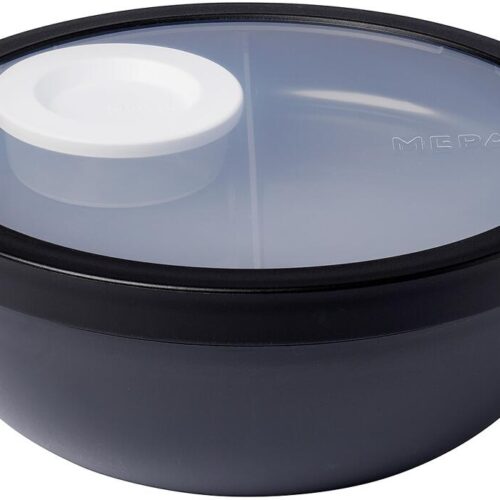 Mepal Vita Basic Bento Lunchbowl, 1500ml, Nordic Black
