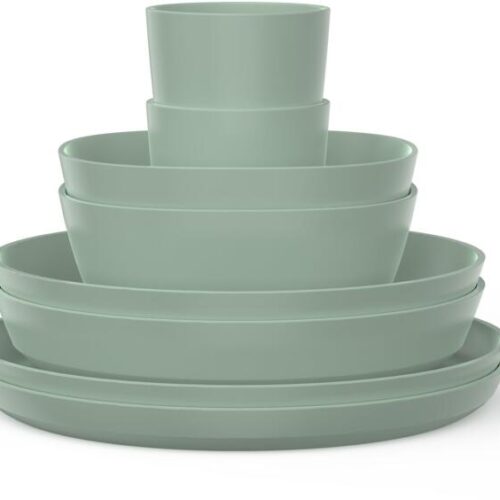 Mepal Silueta Geschirr-Promoset, 8-teilig, Nordic Sage