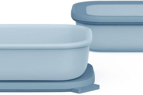 Mepal Cirqula Lunchbox Promoset, 2-teilig, 1000ml, nordic blue