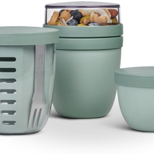 Mepal Snack-& Lunchbox Promoset, 3-teilig, nordic sage