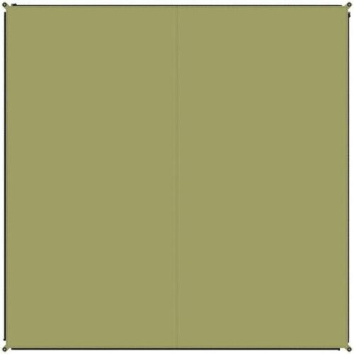 Bent Zip Carpet verbindbarer Teppich, 250x250cm, moosgrün