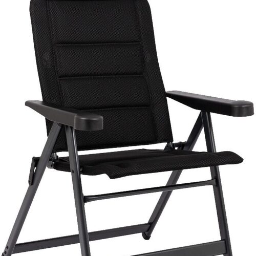 Crespo Stuhl AP-235/80 Air-Deluxe Compact Klappstuhl, schwarz