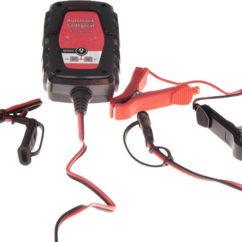 IWH Batterieladegerät für Auto & Motorrad, 1A, 6/12V