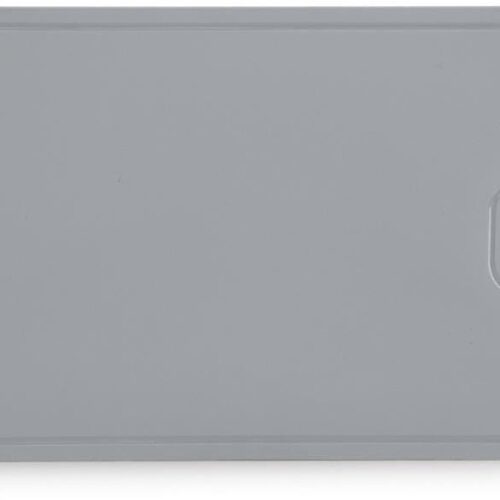 Zeller Schneidematte, Kunststoff, grau, 39x28x0,3cm