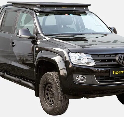 Horntools NAVIS Dachträger für Volkswagen Amarok Bj 2011 - 2020, schwarz