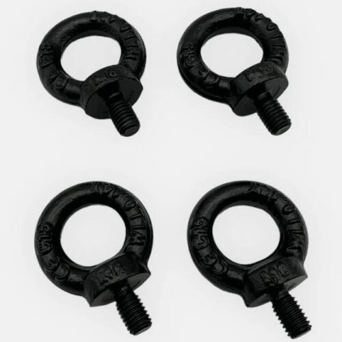 Horntools ExRoof Ringschrauben für Dachträger , 4er-Pack, schwarz