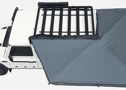 Horntools freitragende Markise Horizon, 270 Grad, Fahrerseite 2.5m, inkl. Seitenwände